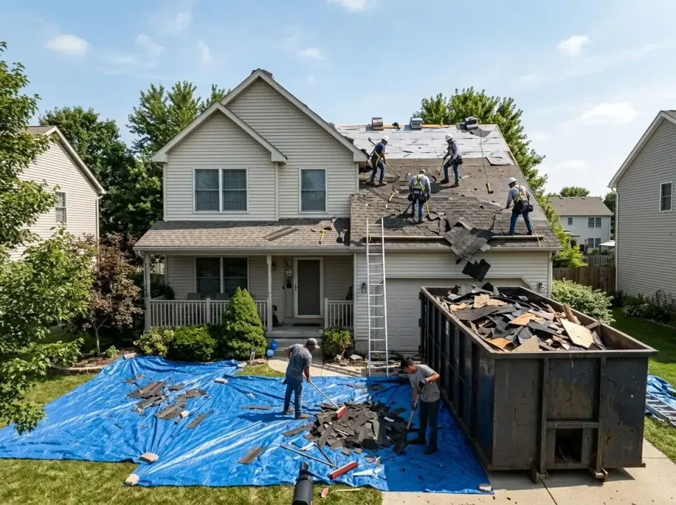 roof-replacement-debris-remova-004 — frequently asked questions, Cheapest Dumpster Rentals in Richmond, IL